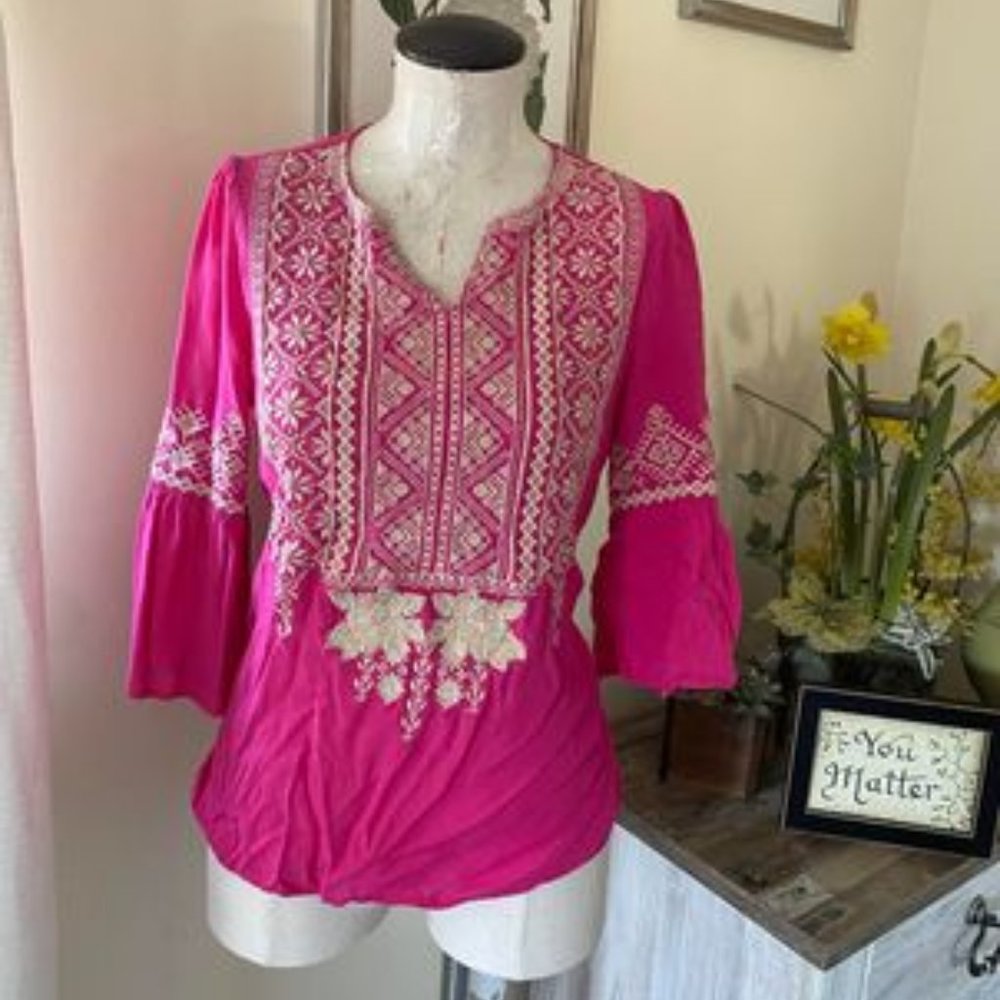 Pink Long Sleeve Top